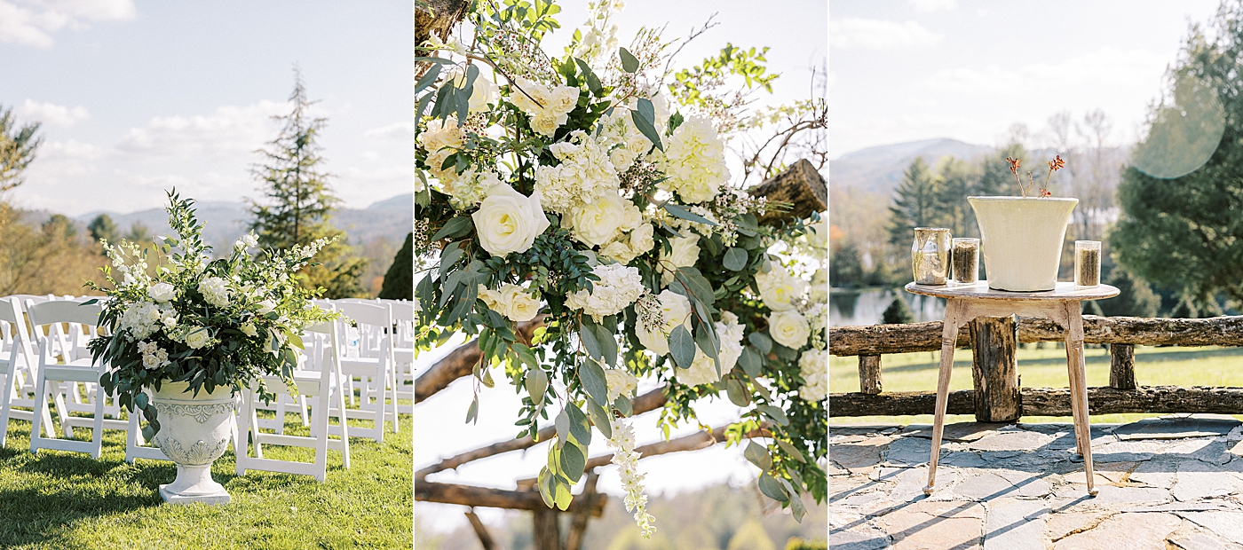 Ceremony details from a North Carolina Wedding | Photo by Diane Sotero Photography