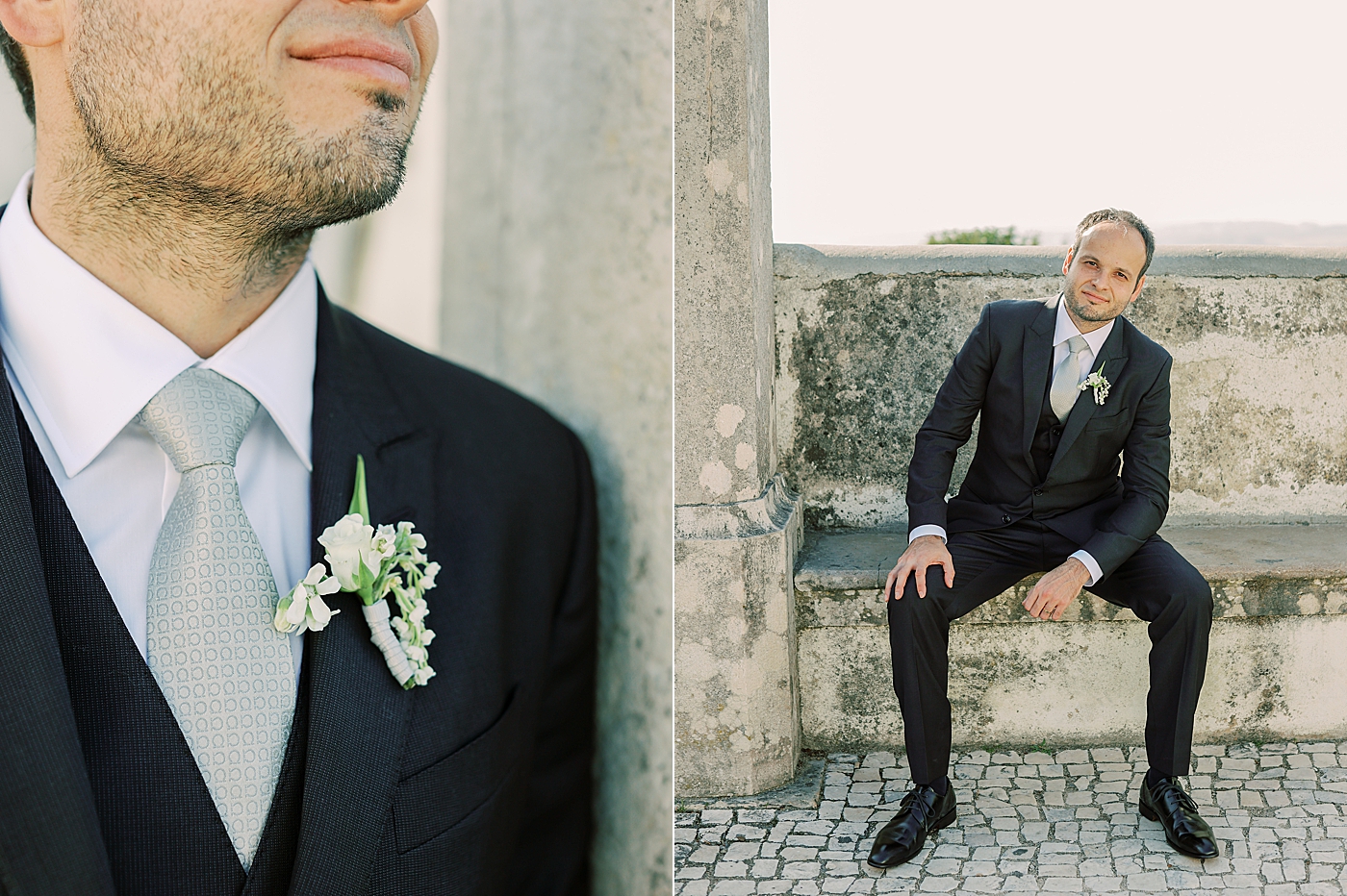 Grooms details and flowers | Image by Diane Sotero Photography