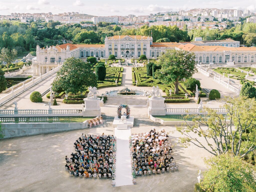 Wedding at Palacio de Queluz. Best Wedding Venues in Portugal